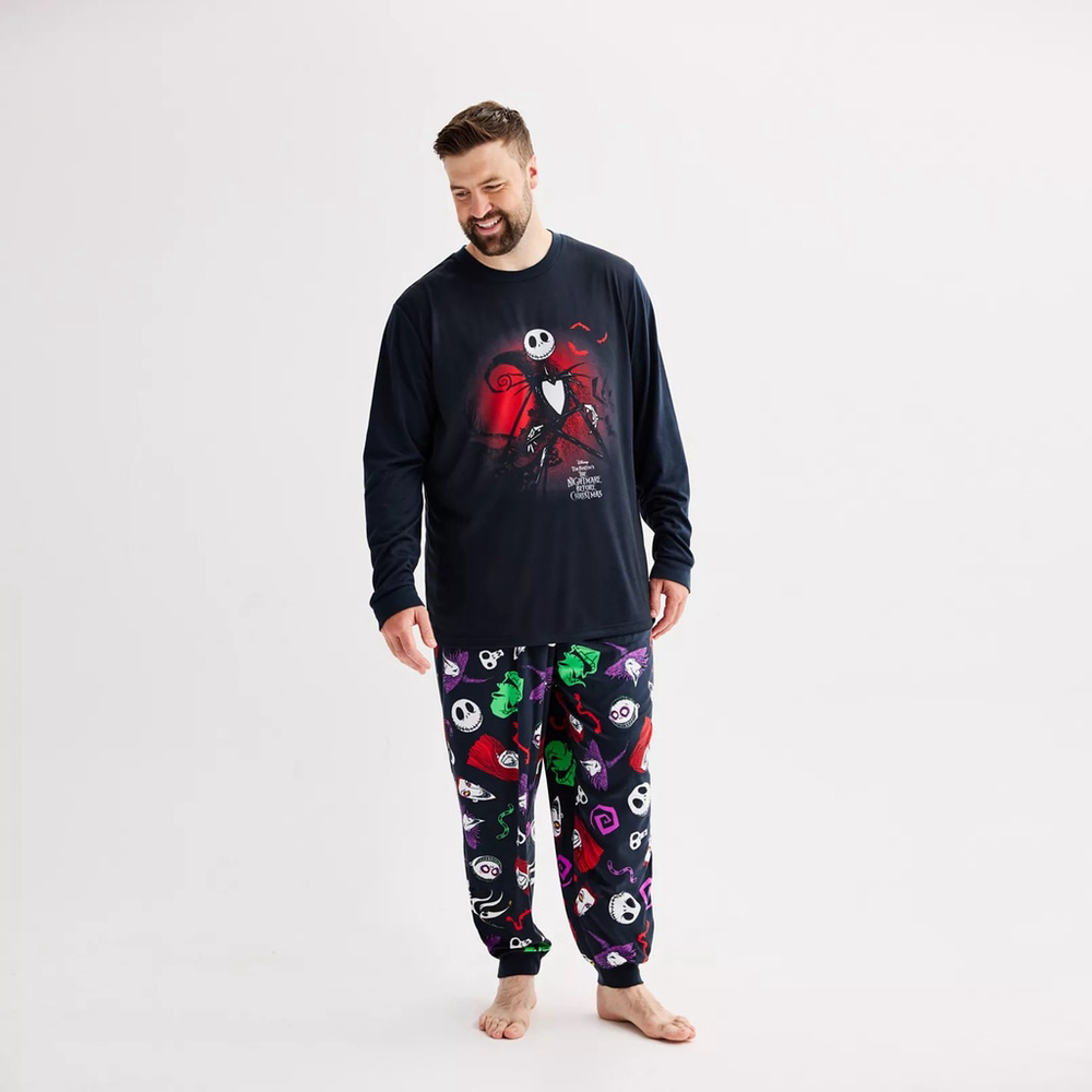 NEW Disney
2 - Piece Sleep Set 
Men
The Night Before Christmas 
Size 3 XLT